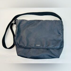 Kate Spade Black Nylon Messenger Laptop Bag Adjustable Crossbody Strap